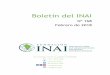 Boletín del INAIinai.org.ar/archivos/boletines/Boletín INAI 168.pdf · Boletín Nro. 168 - Febrero de 2018 6 El Presidente Mauricio Macri, fue recibido el 23 de enero en el Palacio