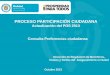 Actualización del POS 2013 Consulta Preferencias ciudadanas€¦ · Actualización del POS 2013 Dirección de Regulación de Beneficios, Costos y Tarifas del Aseguramiento en Salud