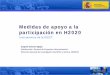 Medidas de apoyo a la participación en H2020eshorizonte2020.cdti.es/recursos/doc/eventosCDTI/8... · 2014-12-01 · Apoyo a la participación en H2020 Actividades de Dinamización