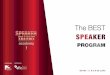 The BEST - Speaker Talent IV Edición - Speaker Talentspeakertalent.es/wp-content/uploads/2018/05/The-Best... · 2019-06-06 · Trabajo en Equipo. • Neurociencia y Neuromarketing