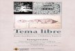 Tema libre - bibliotecas.upb.edu.co · Su trabajo como diseñador gráﬁco se ha desarrollado en escenarios como el periódico El Colombiano (1994-1996) y ha participado como diseñador