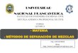 UNIVERSIDAD NACIONAL HUANCAVELICA · universidad nacional huancavelica facultad de ingenieria de minas -civil escuela ademica profesional de civil - materia - mÉtodos de separaciÓn
