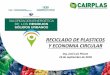 RECICLADO DE PLASTICOS Y ECONOMIA CIRCULAR · 2018-09-27 · Estudio de FIUBA y CEAMSE – CABA – 2011 • Papeles y cartones 16,64% • Plásticos 18,54% • Vidrio 3,09% • Metales