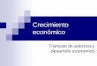 Crecimiento Economico - Trampas de pobreza y desarrollo ...gabrieloddone.com/.../06/crecimiento...desarrollo.pdf · •Las notas de clase del módulo de crecimiento y desarrollo económico