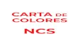 CARTA DE COLORES - JUNO€¦ · Carta de colores NCS NCS es el acrónimo de Natural Color System(NCS), el sistema de color más utilizado por los profesionales de la pintura industrial