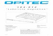 104“Laberinto magnético” 104.612 NOTA Las maquetas de OPITEC, una vez terminadas, no deberían ser consideradas como juguetes en el sen- tido comercial del término. De hecho,
