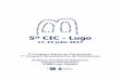 5º CIC - Lugorepositorio.insa.pt/bitstream/10400.18/5403/3/5 CIC... · 2018-03-21 · 27002 Lugo, España 5º CIC - Lugo 17-19 julio 2017. 1 COMITÉ ORGANIZADOR / COMISSÃO ORGANIZADORA