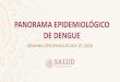 PANORAMA EPIDEMIOLÓGICO DE DENGUEFuente: SINAVE/DGE/SALUD/Sistema Especial de Vigilancia Epidemiológica de Dengue con información al 6 de julio de 2020. Proyecciones de población