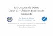 Estructuras de datos - Universidad Nacional del Surmlg/ed/downloads/Teorias/uns-ed... · 2019-05-28 · // diapostiva anterior. eliminarAux( p ); // Decremento size porque borré