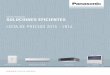 LISTA DE PRECIOS 2015 - 2016 - Climaprecio · Proyecto ejemplar de sostenibilidad: Panasonic se une al consorcio Smart Electric Lyon (Lyon, Francia) ... paneles solares HIT - con