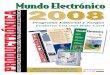 Mundo Electrónico - Productrónica Folder 2008 · Componentes - Components Informática - EDP/Embedded Systems Instrumentación - T&M Instrumentation Telecomunicaciones - Telecoms