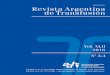 Revista Argentina de Transfusión · Vol. XLII / N° 3-4 / 2016 Pág. 173 Asociación Argentina de Hemoterapia e Inmunohematología Publicación oficial de la Asociación Argentina