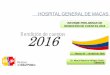 INFORME PRELIMINAR DE RENDICIÓN DE CUENTAS 2016 2016 · 2019-01-28 · Rendición de cuentas2016 HOSPITAL GENERAL DE MACAS INFORME PRELIMINAR DE RENDICIÓN DE CUENTAS 2016 Macas,