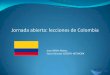 Jornada abierta: lecciones de Colombia - S-GE · 2014-09-26 · proceso de integración regional Análisis factores inherentes mercado Fuente: FMI Jornada sobre Colombia: Lecciones