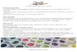 Esmaltes acuarelables para vitrofusión Presentación Horneado … · 2019-11-22 · Presentación Los esmaltes acuarelables Quill vienen en polvo, en una gama de 15 colores. Todos