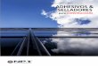 ADHESIVOS & SELLADORESisoflex.mx/gallery/npt-construction_español 2017 ver 1.pdf · Adhesivos de PU en pasta que no escurren U-Bond 305 ----- 11 U-Bond 307 FC ----- 11 U-Bond 309