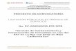 PROYECTO DE CONVOCATORIA - oma · Proyecto de Convocatoria Número PC-006E00025-E22-2019 “Servicio de Mantenimiento y onservación de Inmuebles en Uso del SAT en La Paz con Sede
