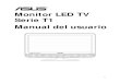 Monitor LED TV Serie T1 Manual del usuariog-ec2.images-amazon.com/images/G/30/CE/Electronica/... · etiqueta. Si no está seguro del tipo de fuente de alimentación de su casa, consulte