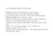 Leon Battista Alberti, De Pictura...Leon Battista Alberti, De Pictura Redactat en llatí, 1435 (original no es conserva). Versió lliure a l’italià, 1436 (dedicat a Brunelleschi)