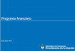 Programa financiero - Argentina€¦ · Programa financiero 28 de agosto 2019. 2 Riesgo país. 3 Rendimiento Bonar 2020. 4 Promedio 88% Declarada desierta Roll over privado de Letes