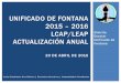 UNIFICADO DE FONTANA 2015 2016 LCAP/LEAP Distrito Escolar ...€¦ · 2015-2016 Otoño a Invierno 55.7% de todos los estudiantes y el 55.5% de los estudiantes EL hicieron crecimiento