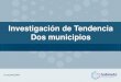 Investigación de Tendencia Dos municipios · Leonel Serrato Sánchez Alejandro García Moreno *Diferencial de opinión es el resultado de restar (Muy buena+ Buena) – (Mala+ Muy