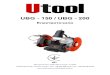 UBG - 150 / UBG - 200utool.com.ua/Manual/Инструкция для заточного станка Utool... · UBG - 150 / UBG - 200 Електроточило Постачальник: