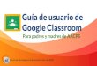 Guía de usuario de Google Classroom · 2020. 4. 15. · Place your screenshot here 3 Empecemos Los estudiantes de AACPS deben iniciar la sesión al navegador Chrome utilizando su