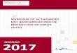 MEMORIA DE ACTIVIDADES RED IBEROAMERICANA DE PROTECCIÓN DE DATOS … · 2018. 5. 14. · MEMORIA DE ACTIVIDADES RED IBEROAMERICANA DE PROTECCIÓN DE DATOS (RIPD). EJERCICIO 2017
