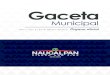 Gaceta - Inicio - Ayuntamiento de Naucalpan de Juárez · 2020. 4. 28. · Municipal Gaceta Año 1 / No. 2 / 22 ... Extraordinaria de Cabildo, Resolutiva Tercera (08/Enero/2016) 3