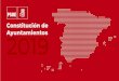 Constitución de ayuntamientos / 2019 - Nuevatribuna · Constitución de ayuntamientos / 2019 En las 100 ciudades más pobladas de España el PSOE tiene la alcaldía en 48. (El PP