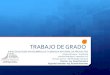 TRABAJO DE GRADO · 2020. 4. 17. · Creación de sistema de información del recurso hídrico (SIRH), desde el cual se ha venido brindando orientación y apoyo al IDEAM en su estructuración