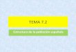 TEMA 7 - iesalfonsox.es€¦ · 4.- La estructura de la población española Los niveles de instrucción Los niveles de instrucción Como los países desarrollados de su entorno Diferencias