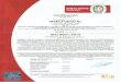 Nuevo certificado de calidad… · Certificado en vigor: Effective date. Caducidad del certificado. Certificate expiration date: 0410412007 27104/2010 30/05/2018 04/04/2019 Este certificado
