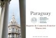 Paraguay · 2018. 4. 26. · Reporte de Comercio Exterior (RCE) Dirección de Integración –Dpto. Estrategias Comerciales e Integración (DECI) MACRODATOS DEL SECTOR EXTERNO PARAGUAYO