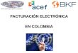 FACTURACIÓN ELECTRÓNICA EN COLOMBIA · Factura Electrónica, evento que contó con la con la participación de varias empresas voluntarias de diversos sectores de la economía,
