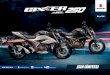 motos.suzuki.com · 2020. 5. 22. · motos.suzuki.com.mx. Suspensión delantera - Telescópica, Muelle helicoidal Suspensión trasera - Mono - amortiguador, brazo oscilante Freno