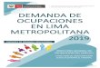 ENCUESTA DE DEMANDA OCUPACIONAL · Según los resultados de la Encuesta de Demanda Ocupacional, de las 11 188 empresas encuestadas en Lima Metropolitana, 3 054 (27,3%) contratarían