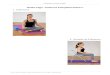 Hatha Yoga - Posturas Complementares I€¦ · Hatha Yoga - Posturas Complementares I 1. Sukhasana 2. Variação de Sukhasana . Curso de Formação e Aprofundamento em Yoga e Meditação
