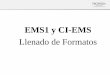 EMS1 y CI-EMS - tebaevmartinez.comtebaevmartinez.com/documentos/Guia de llenado EMS1... · con formato EMS1 según sea el caso: • No se le haya emitido formato, o • Que el formato