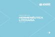 MAESTRÍA EN HERMENÉUTICA LITERARIA · Teoría del texto dramático: en este curso, desde la semiótica literaria y otras formas de aproximación, se pretende establecer ... los