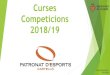 Curses Competicions 2018/19 · 3/1/2019  · Curses Competicions 2018/19 Última actualització: 01/03/2019 . Setembre 2018 ... 8 a 10 de març Top of the rock 10 de Març XI Pedalada