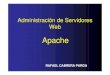 Apache - Servidor de Información de Sistemas Operativossopa.dis.ulpgc.es/.../administracion/apache/apache.pdf · Servidor Apache • Servidor Web más utilizado. Por defecto en cualquier