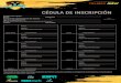 CÉDULA DE INSCRIPCIÓN - Copa Telmex Telcel · CÉDULA DE INSCRIPCIÓN Nombre del equipo: Rama: Nombre del representante del equipo: Liga a la que pertenece: Correo electrónico