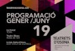 teatresosona.cat PROGRAMACIÓ GENER /JUNY 19 · 2019. 2. 28. · ROIG PÈL BOIG Mimaia Teatre TEATRE FAMILIAR preu: 3€ anticipada / 5€ taquilla Però al món de fora la llum no