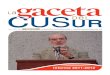 Informe 2011-2012gaceta.cusur.udg.mx/wp-content/hemeroteca/2012/Gaceta55abril20… · El tiraje de la gaceta del CUSur consta de cuatro mil ejemplares impresos por Ediciones Página