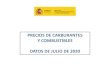 PRECIOS DE CARBURANTES Y COMBUSTIBLES …PRECIOS DE GASOLINAS Y GASÓLEOS COTIZACIÓN DIARIA DEL CRUDO BRENT 30 35 40 45 50 01/06/2020 03/06/2020 05/06/2020 07/06/2020 09/06/2020 11/06/2020