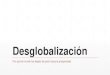 ICARE | Instituto Chileno de Administración Racional …...Las cuatro libertades de la globalización Libertad de comercio de bienes y servicios Libertad de intercambiar información