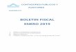 BOLETIN FISCAL ENERO 2019 - Almuina S.C.almuina.com.mx/boletines/BOLETIN-ENERO-2019.pdfCONTADORES PUBLICOS Y AUDITORES ALMUINA S.C. BOLETIN FISCAL ENERO 2019 I. Tablas e Indicadores