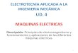 UD. 4 - UMHumh1791.edu.umh.es/wp-content/uploads/sites/242/2013/02/Maquin… · UD. 4 . MAQUINAS ELECTRICAS . Descripción: Principios de electromagnetismo y funcionamiento y aplicaciones